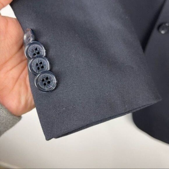 Dolce & Gabbana Navy Blue 3 Button Virgin Wool Blazer Suit Jacket Size IT 52 - Picture 8 of 13